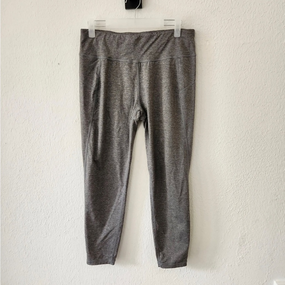 Sweaty Betty The Contour Leggings Capri Cropped Gray Womens size Large